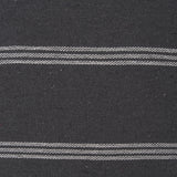 Jayme Gray/White Striped Cotton Lumbar Pillow Cover w/Filler, Set of 2 by Mercana at Eve Furniture