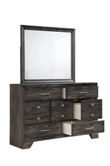 Jaymes Gray Bedroom Mirror (Mirror Only) by Crown Mark at Eve Furniture