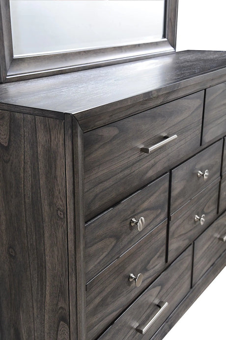 Jaymes Gray Bedroom Mirror (Mirror Only) by Crown Mark at Eve Furniture