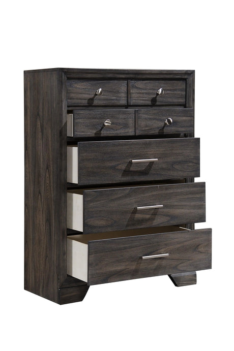 Jaymes Gray Chest by Crown Mark at Eve Furniture