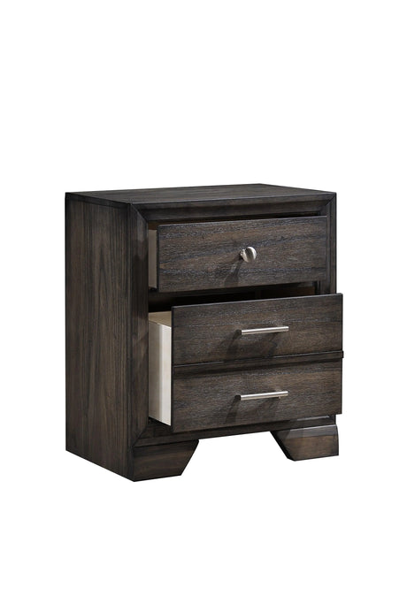 Jaymes Gray Nightstand by Crown Mark at Eve Furniture