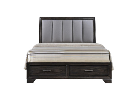Jaymes Gray Storage Platform Bedroom Set by Crown Mark at Eve Furniture