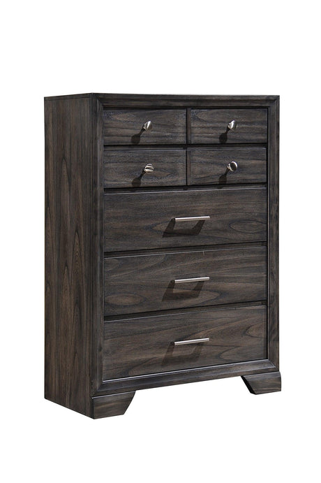 Jaymes Gray Storage Platform Bedroom Set by Crown Mark at Eve Furniture