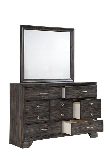 Jaymes Gray Storage Platform Bedroom Set by Crown Mark at Eve Furniture