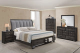Jaymes Gray Storage Platform Bedroom Set by Crown Mark at Eve Furniture