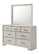 Jaymes White Mist Dresser Mirror by Crown Mark at Eve Furniture
