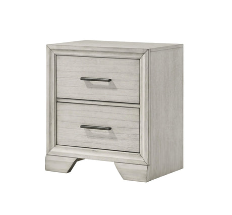 Jaymes White Mist Footboard Storage Platform Bedroom Set by Crown Mark at Eve Furniture