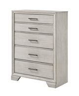 Jaymes White Mist Footboard Storage Platform Bedroom Set by Crown Mark at Eve Furniture