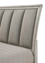 Jaymes White Mist King Footboard Storage Platform Bed by Crown Mark at Eve Furniture