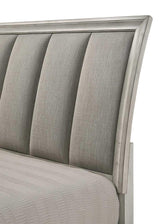 Jaymes White Mist King Footboard Storage Platform Bed by Crown Mark at Eve Furniture