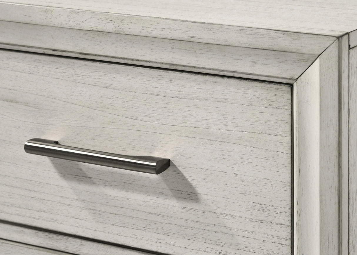 Jaymes White Mist Nightstand by Crown Mark at Eve Furniture