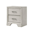 Jaymes White Mist Nightstand by Crown Mark at Eve Furniture