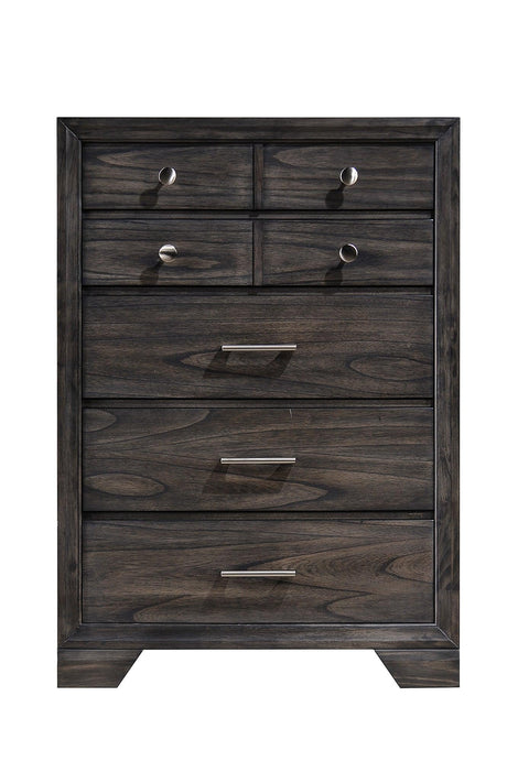 Jaymes Gray Chest by Crown Mark at Eve Furniture