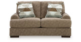 Jayne Park Pecan Loveseat by Ashley at Eve Furniture