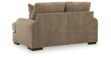 Jayne Park Pecan Loveseat by Ashley at Eve Furniture