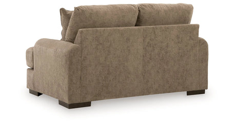Jayne Park Pecan Loveseat by Ashley at Eve Furniture