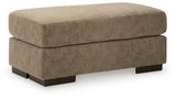 Jayne Park Pecan Ottoman by Ashley at Eve Furniture