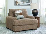 Jayne Park Pecan Oversized Chair by Ashley at Eve Furniture