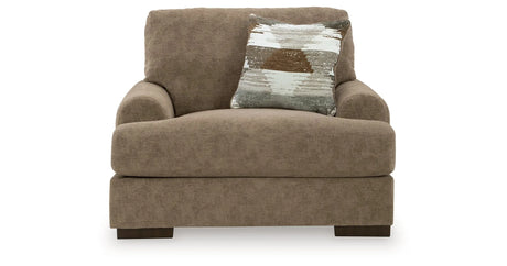 Jayne Park Pecan Oversized Chair by Ashley at Eve Furniture