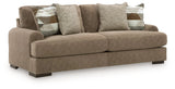 Jayne Park Pecan Sofa by Ashley at Eve Furniture