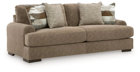 Jayne Park Pecan Sofa by Ashley at Eve Furniture