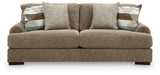Jayne Park Pecan Sofa by Ashley at Eve Furniture