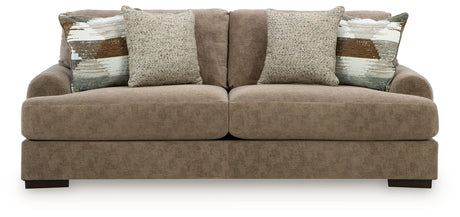 Jayne Park Pecan Sofa by Ashley at Eve Furniture