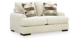 Jayne Park Sand Loveseat by Ashley at Eve Furniture