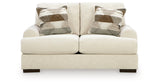 Jayne Park Sand Loveseat by Ashley at Eve Furniture