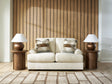 Jayne Park Sand Loveseat by Ashley at Eve Furniture