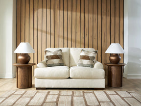 Jayne Park Sand Loveseat by Ashley at Eve Furniture