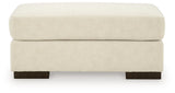 Jayne Park Sand Ottoman by Ashley at Eve Furniture