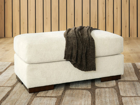 Jayne Park Sand Ottoman by Ashley at Eve Furniture