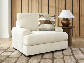 Jayne Park Sand Oversized Chair by Ashley at Eve Furniture