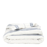 Jayson Blue Stripe Linen Cashmere Duvet Collection by Classic Home at Eve Furniture