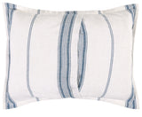 Jayson Blue Stripe Linen Cashmere Duvet Collection by Classic Home at Eve Furniture