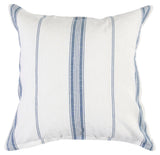 Jayson Blue Stripe Linen Cashmere Duvet Collection by Classic Home at Eve Furniture