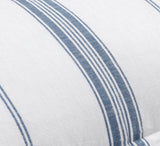 Jayson Blue Stripe Linen Cashmere Duvet Collection by Classic Home at Eve Furniture