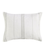 Jayson Gray Stripe Linen Cashmere Duvet Collection by Classic Home at Eve Furniture