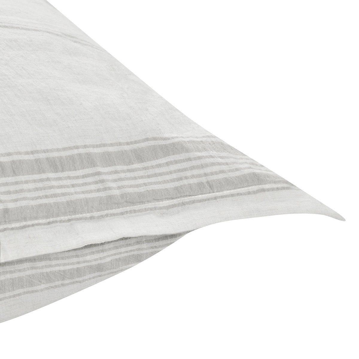 Jayson Gray Stripe Linen Cashmere Duvet Collection by Classic Home at Eve Furniture
