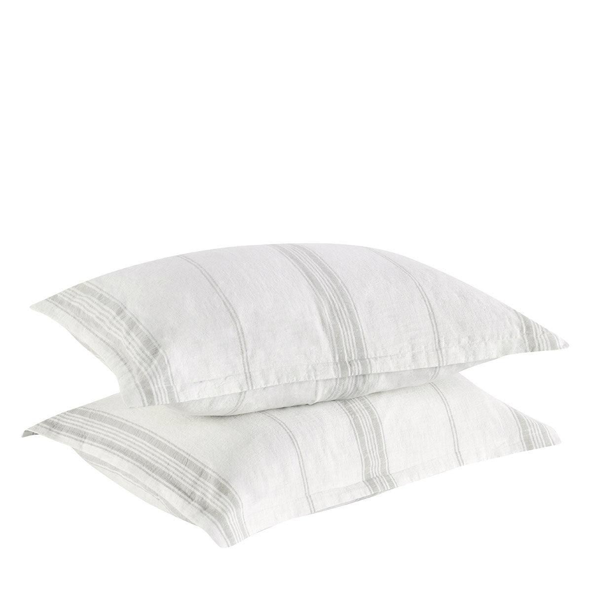 Jayson Gray Stripe Linen Cashmere Duvet Collection by Classic Home at Eve Furniture