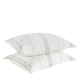 Jayson Gray Stripe Linen Cashmere Duvet Collection by Classic Home at Eve Furniture