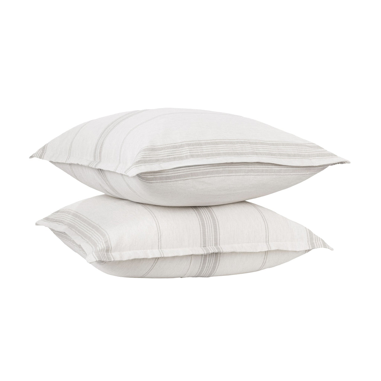 Jayson Gray Stripe Linen Cashmere Duvet Collection by Classic Home at Eve Furniture
