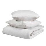 Jayson Quartz White Linen Cashmere Duvet Collection by Classic Home at Eve Furniture
