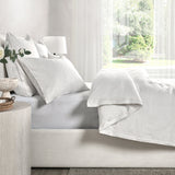 Jayson Quartz White Linen Cashmere Duvet Collection by Classic Home at Eve Furniture