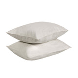 Jayson Quartz White Linen Cashmere Duvet Collection by Classic Home at Eve Furniture