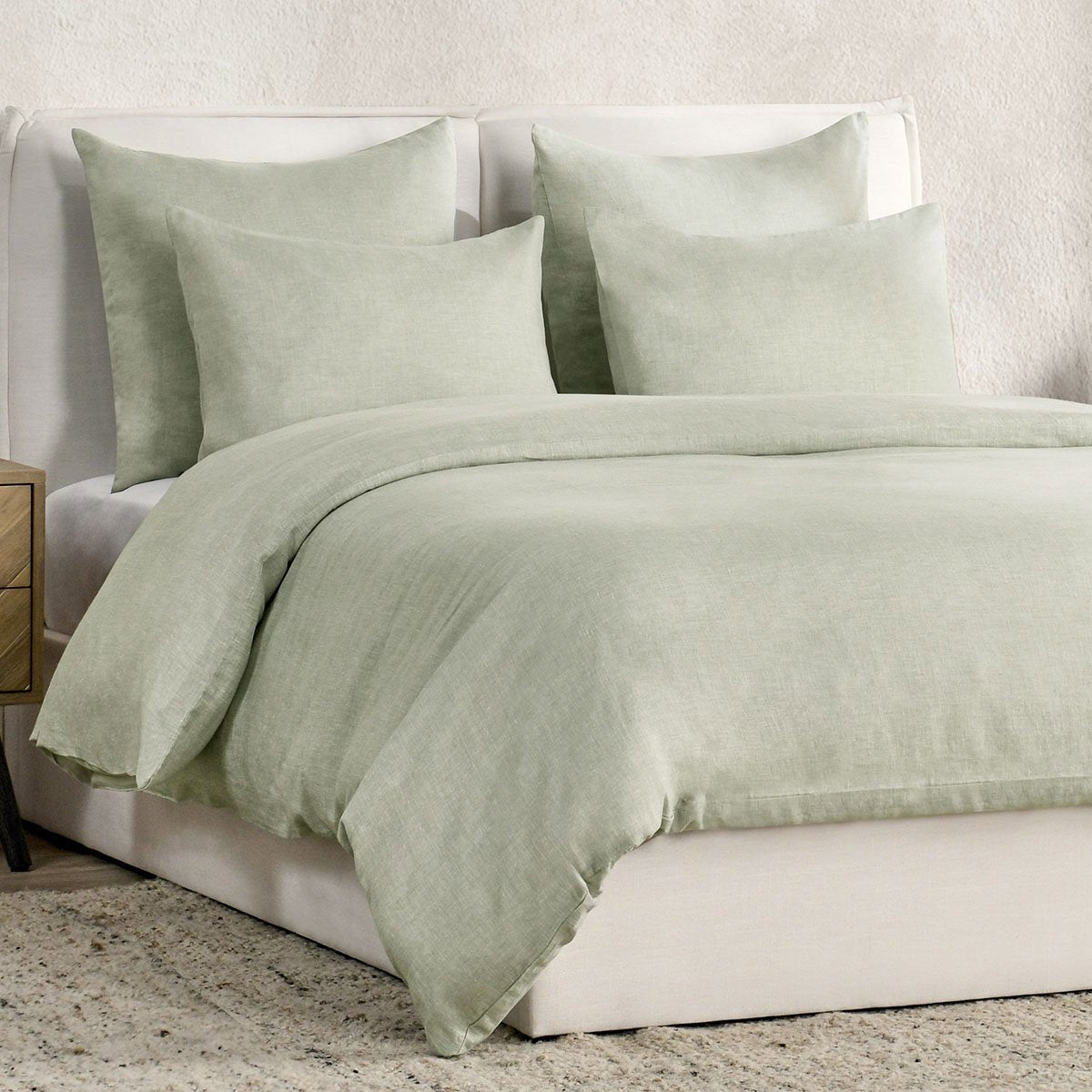 Jayson Sagebrush Linen Cashmere Duvet Collection by Classic Home at Eve Furniture