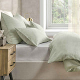 Jayson Sagebrush Linen Cashmere Duvet Collection by Classic Home at Eve Furniture