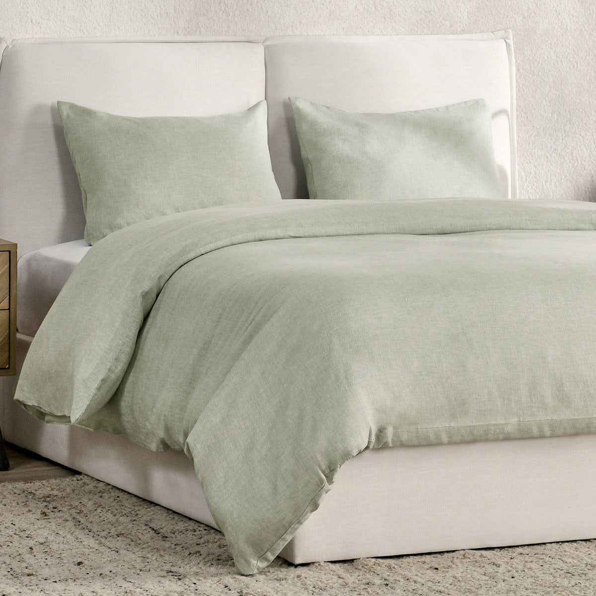 Jayson Sagebrush Linen Cashmere Duvet Collection by Classic Home at Eve Furniture