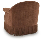Jeanwell Clay Swivel Accent Chair by Ashley at Eve Furniture